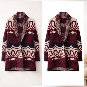 NEW Free People $168 Boho Chunky Cardigan M Oversized Duster Coat